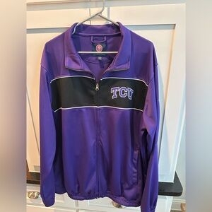GIII By Carl Banks Purple TCU Men's Jacket Size XL Great Condition